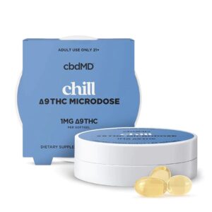 Delta 9 THC Microdose Chill Softgels