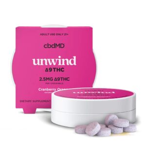 Delta 9 THC Microdose Unwind Tablets