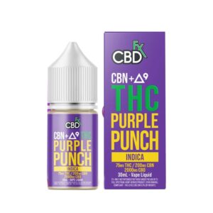 THC Vape Juice + CBN – Purple Punch