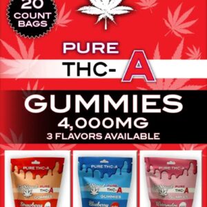 Get Stoned Pure THC-A Gummies (4,000mg | 20 Pack)