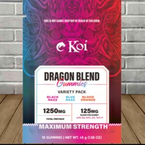 Koi Dragon Blend Gummies Variety Pack 1250mg