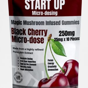 Magic Mushroom Startup Black Cherry Microdose Gummies 250mg