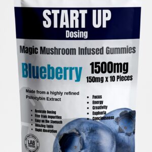 Magic Mushroom Startup Blueberry Gummies 1500mg