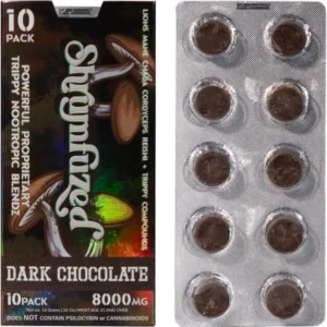 Shrumfuzed Nootropic Trippy Psychedelic Mushroom Chocolate 10pc