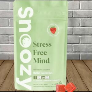 Snoozy Stress Free Mind Delta 9 Gummies 100mg