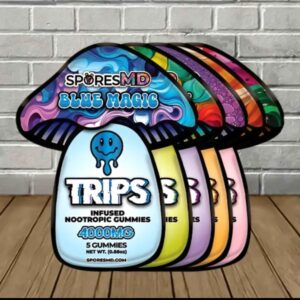 SporesMD Trips Infused Nootropic Gummies 4000mg