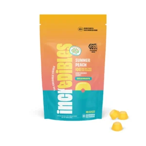 Summer Peach Gummies – 100mg THC